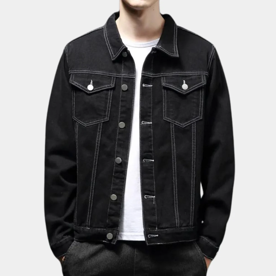 Ethan - Men's Casual Bomber Jacket | Stylish and lightweight with ribbed cuffs for comfort