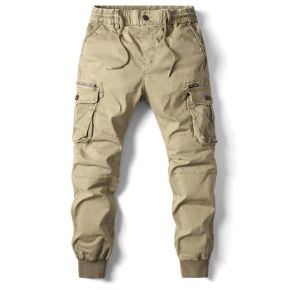 Oliver - Men's Tactical Cargo Trousers | Versatile pockets and elastic waist for comfort and utility