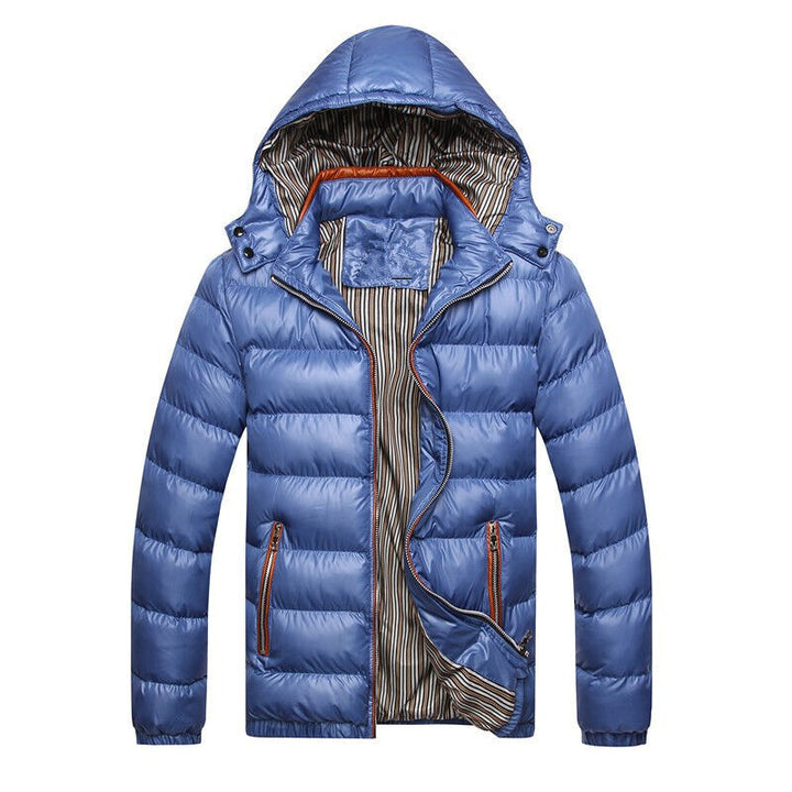 Ethan - Men's Padded Jacket | Stylish quilted design for ultimate warmth and comfort during winter adventures