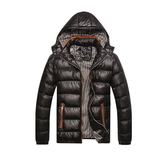 Ethan - Men's Padded Jacket | Stylish quilted design for ultimate warmth and comfort during winter adventures