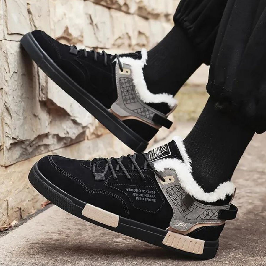 Ethan - Stylish Leather Sneakers | Comfortable fit with breathable material for all-day wear