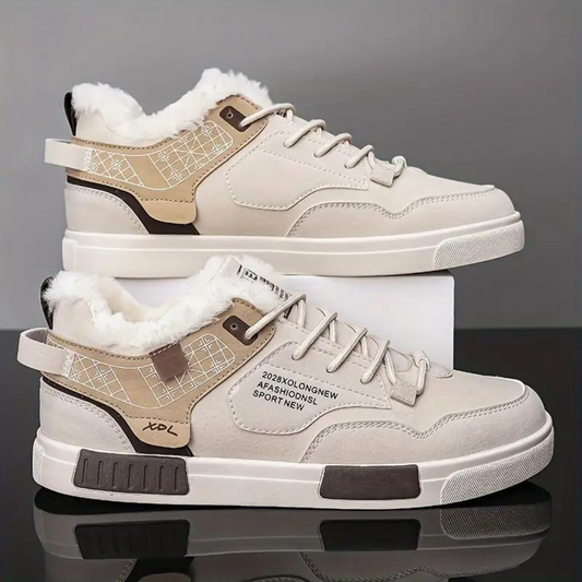 Ethan - Stylish Leather Sneakers | Comfortable fit with breathable material for all-day wear